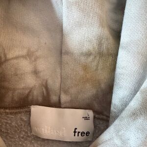 Aritzia Wilfred Free Beige Hoodie